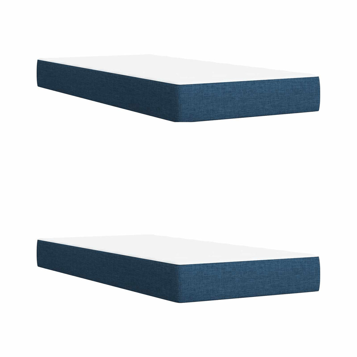 Boxspring krevet s madracem Plava 200 x 200 cm Tkanina
