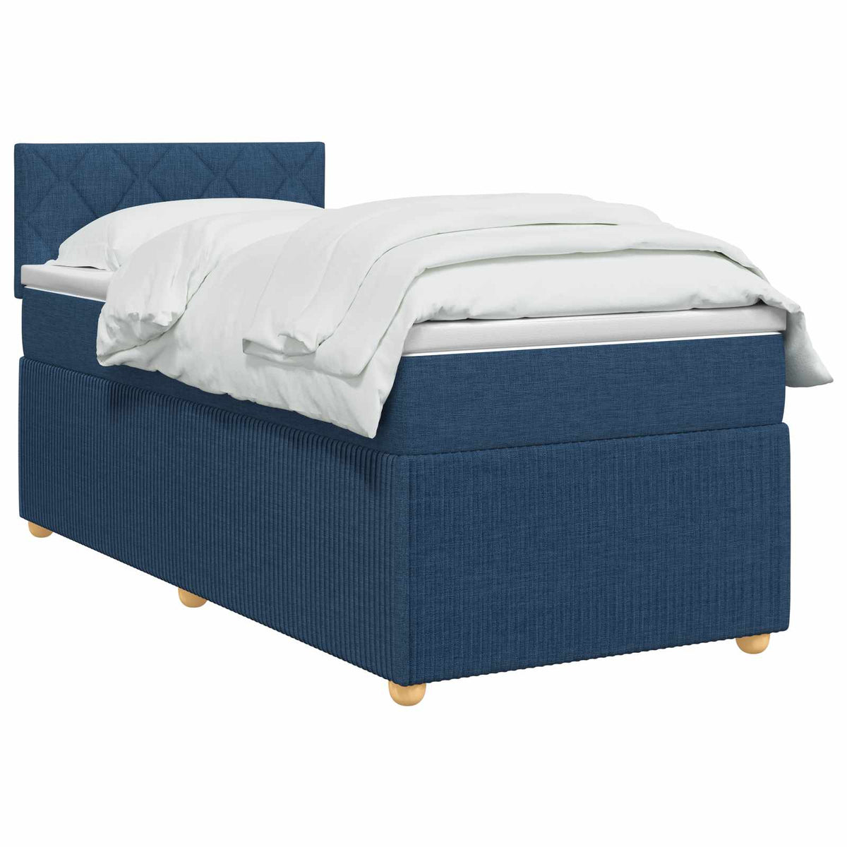 Boxspring krevet s madracem Plava 80 x 200 cm Tkanina