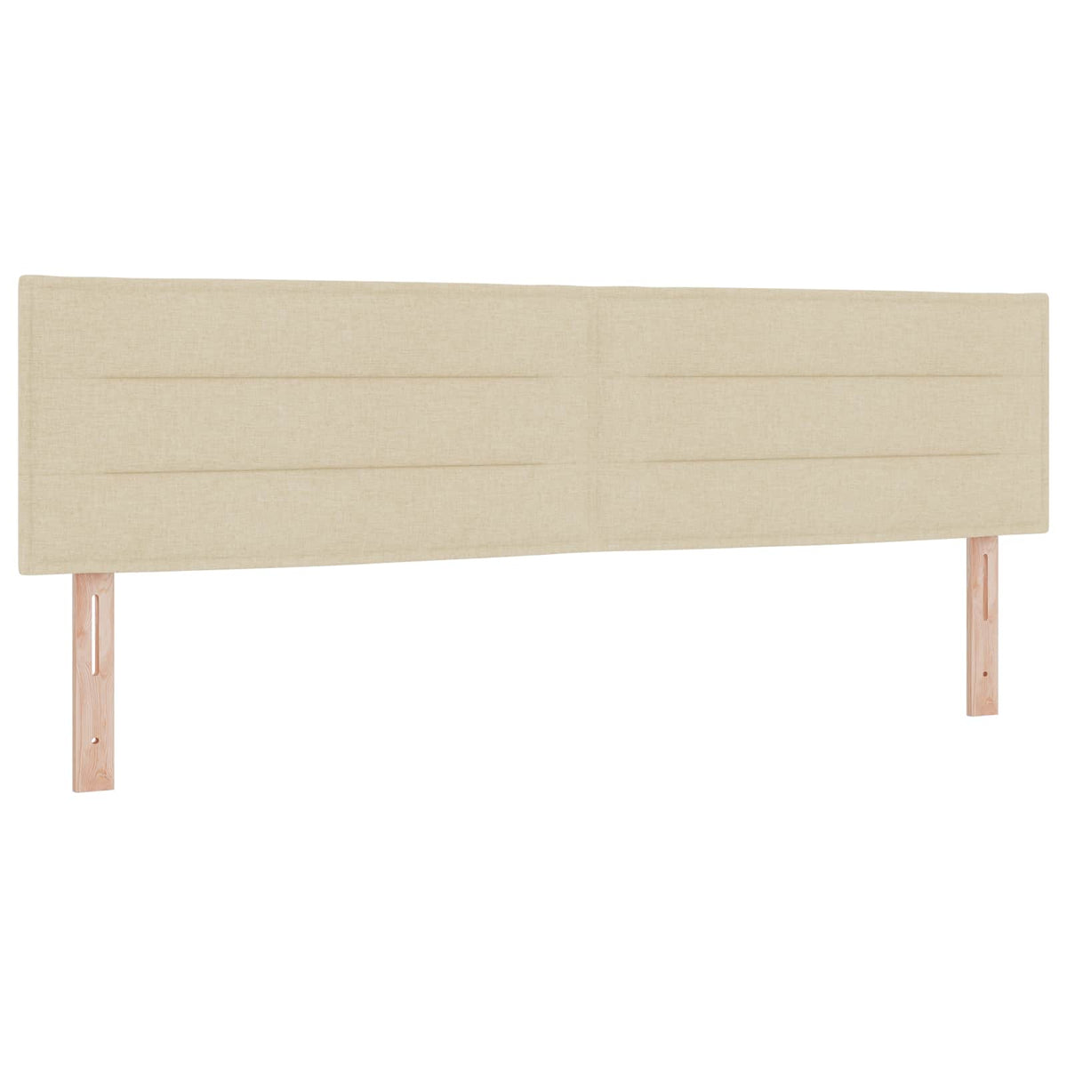 Boxspring krevet s madracem Krem 180 x 200 cm Tkanina
