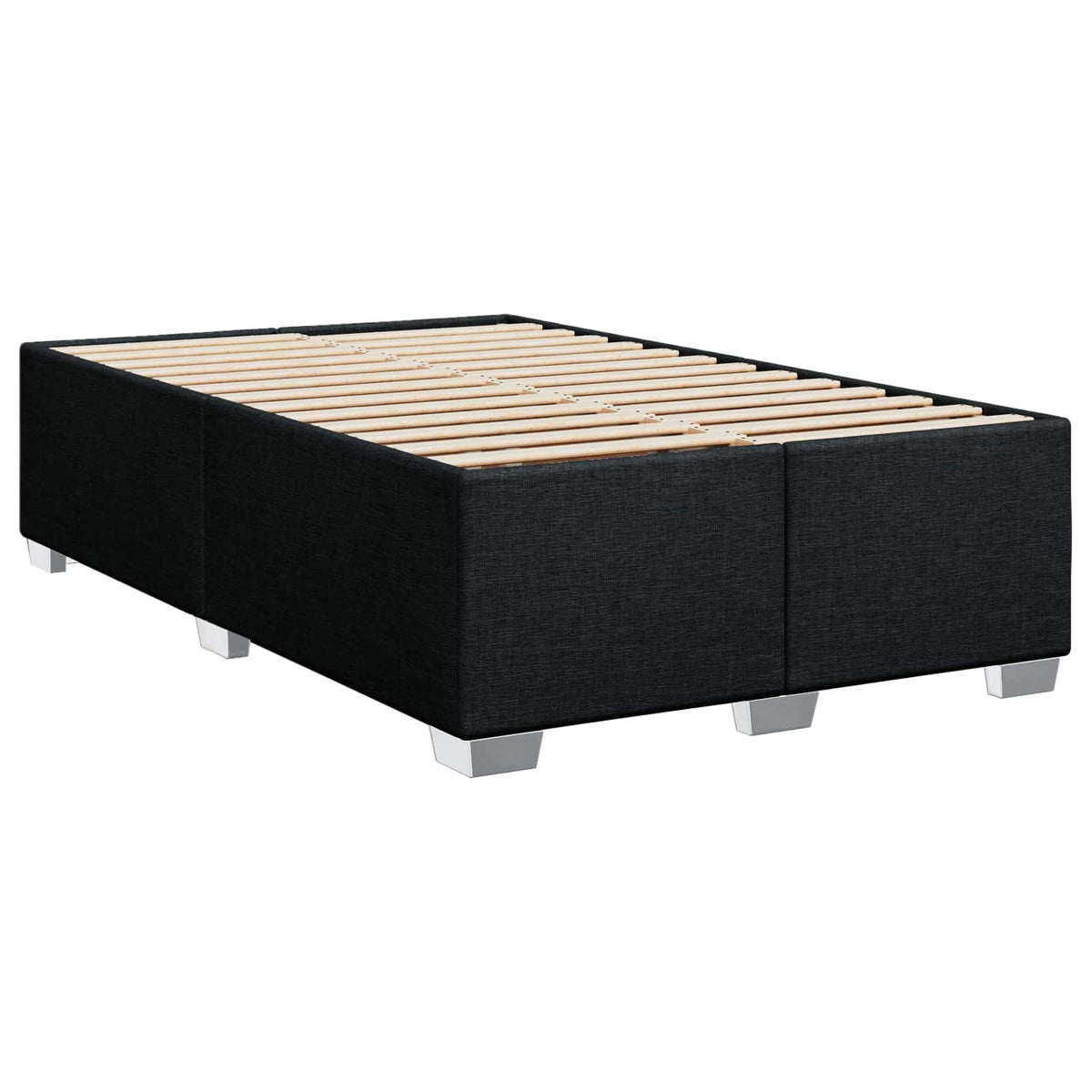 Krevet s box springom, madracem i LED-om Crna 120 x 200 cm