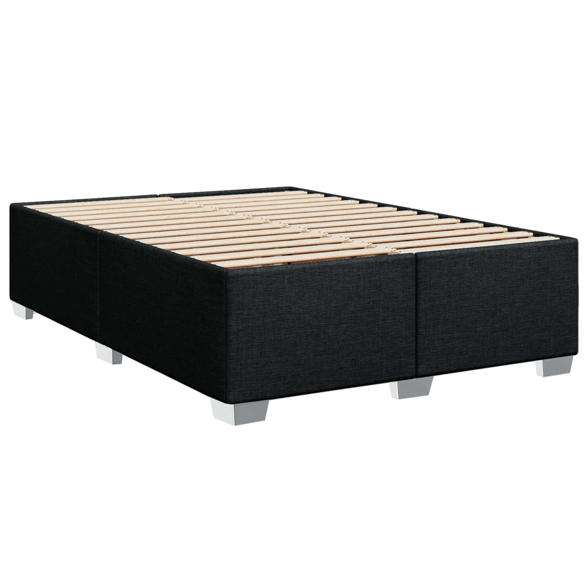 Krevet s box springom, madracem i LED-om Crna 140 x 200 cm