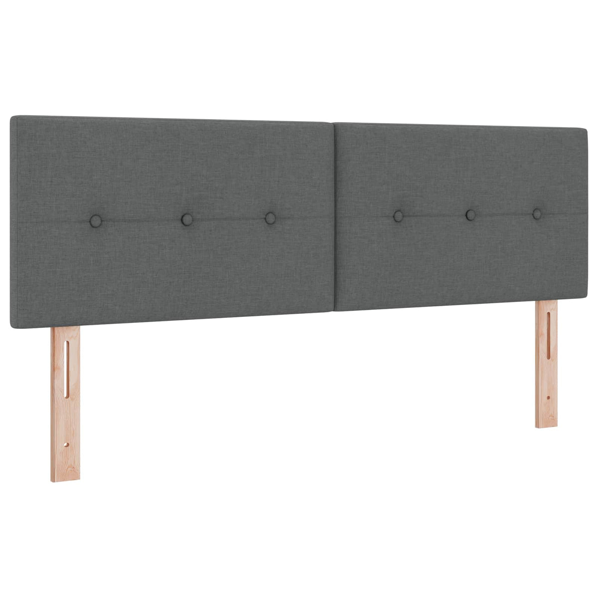 Krevet s box springom, madracem i LED-om Tamnosiva 160 x 200 cm
