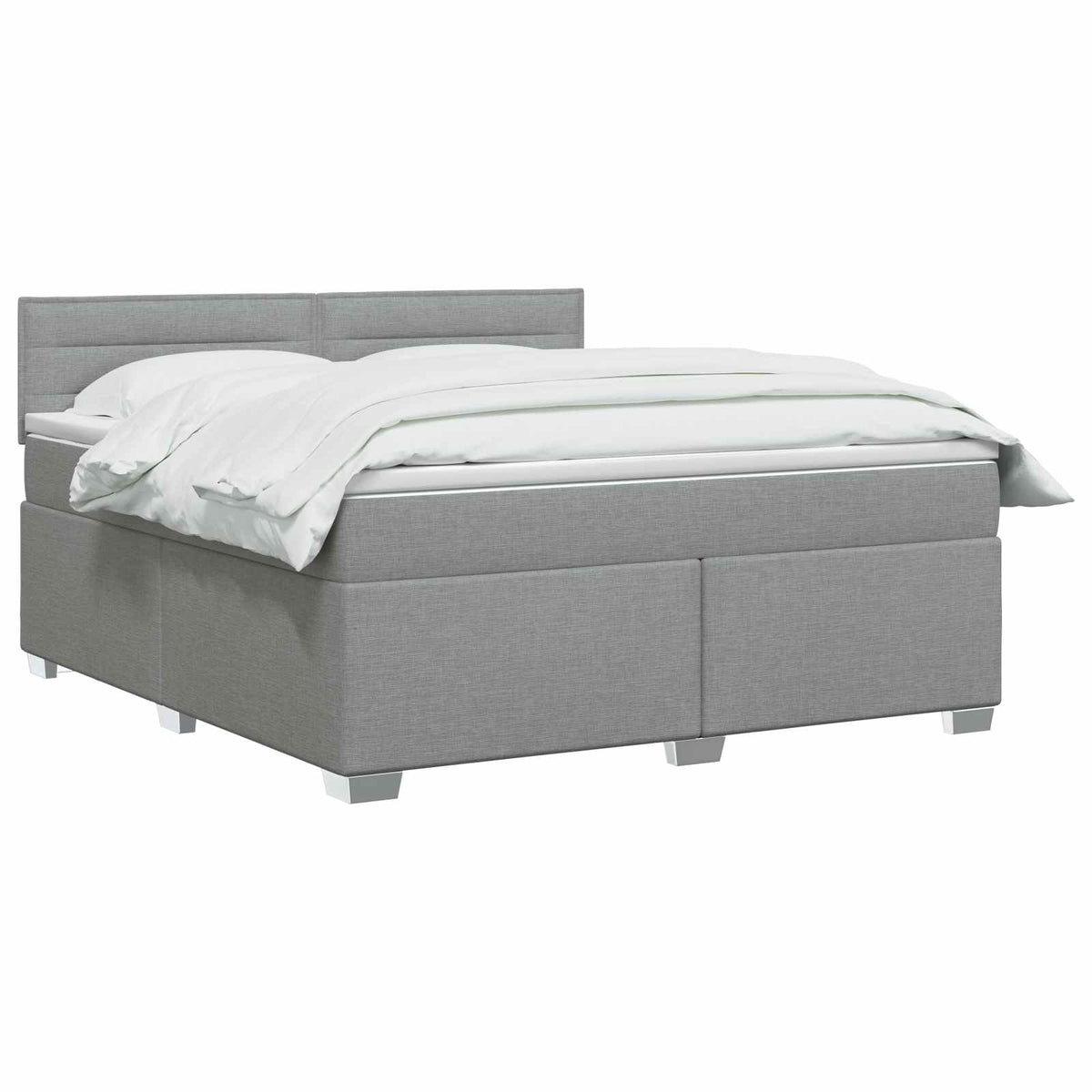 Krevet s box springom, madracem i LED-om 90 x 190 cm