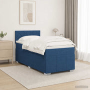 Boxspring krevet s madracem Plava 90 x 200 cm Tkanina