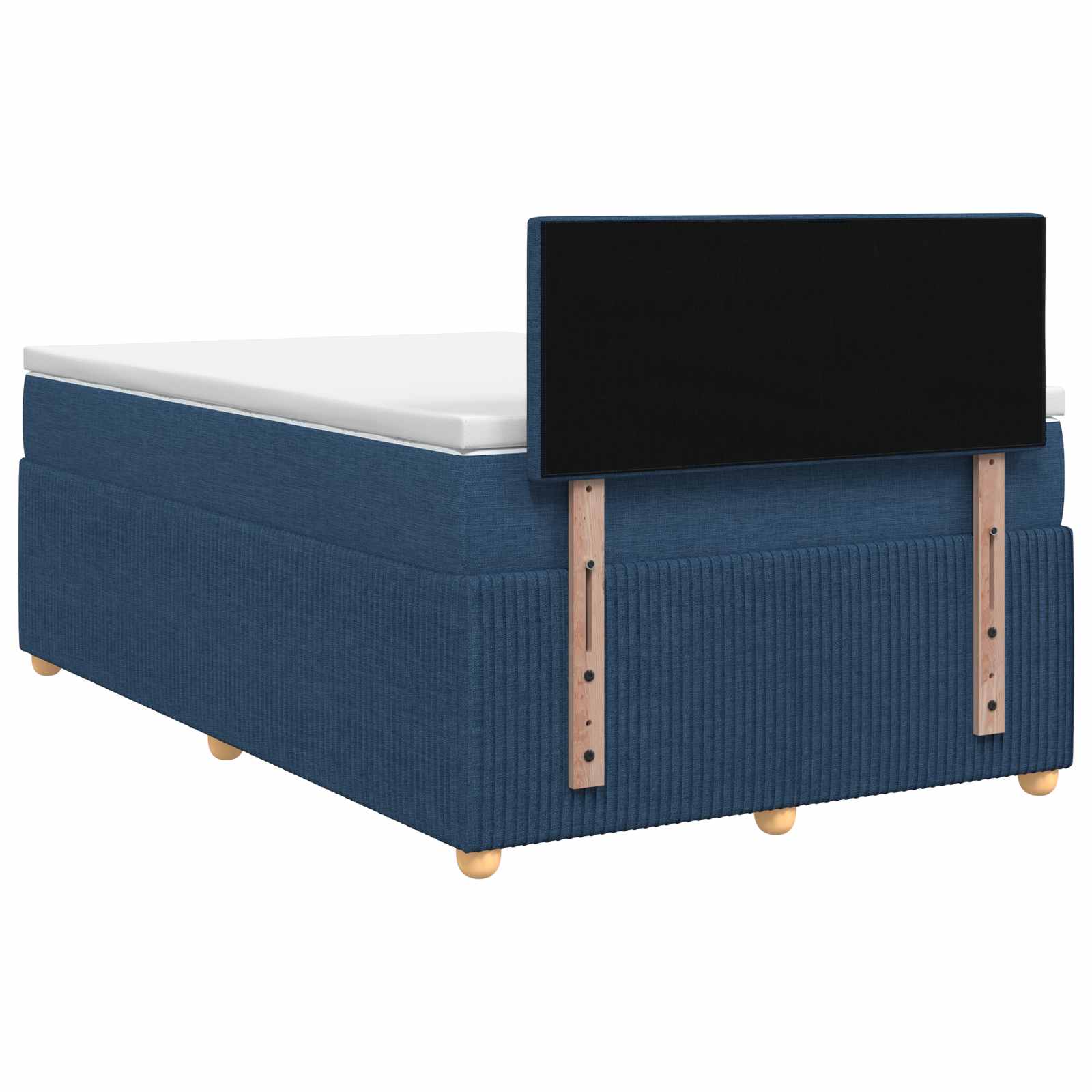 Boxspring krevet s madracem Plava 120 x 190 cm Tkanina
