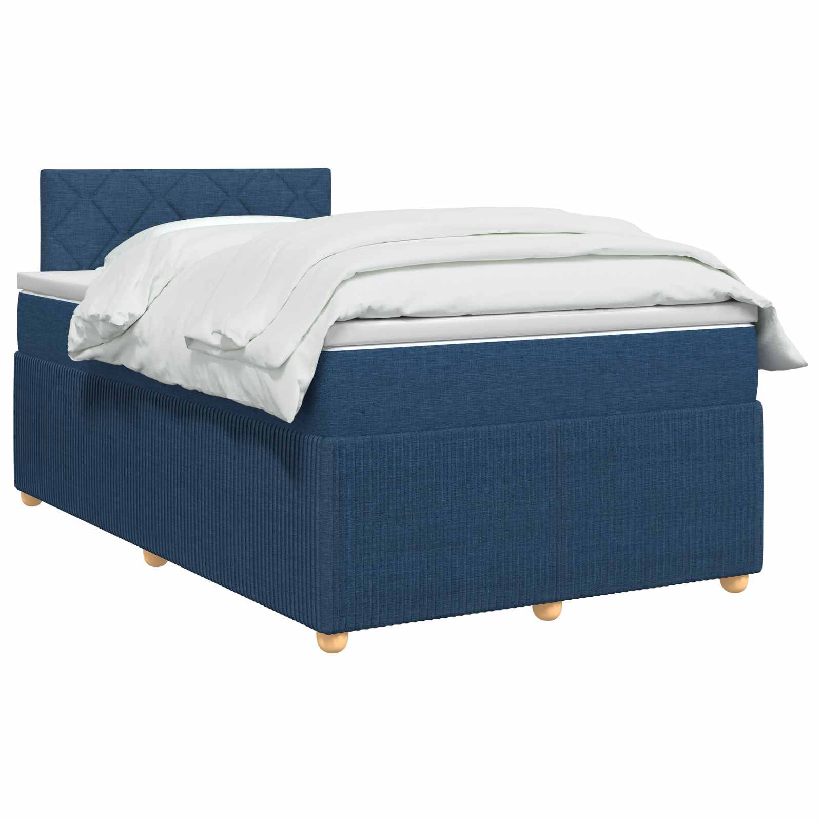 Boxspring krevet s madracem Plava 120 x 190 cm Tkanina