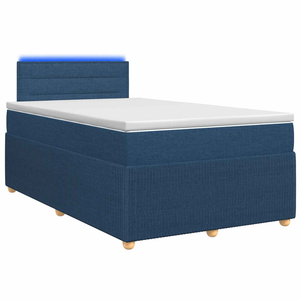 Boxspring krevet s madracem Plava 120 x 200 cm Tkanina