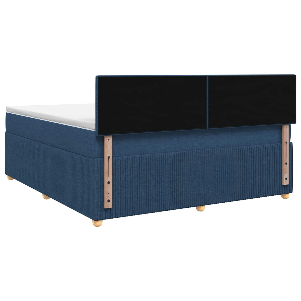 Boxspring krevet s madracem Plava 140 x 200 cm Tkanina