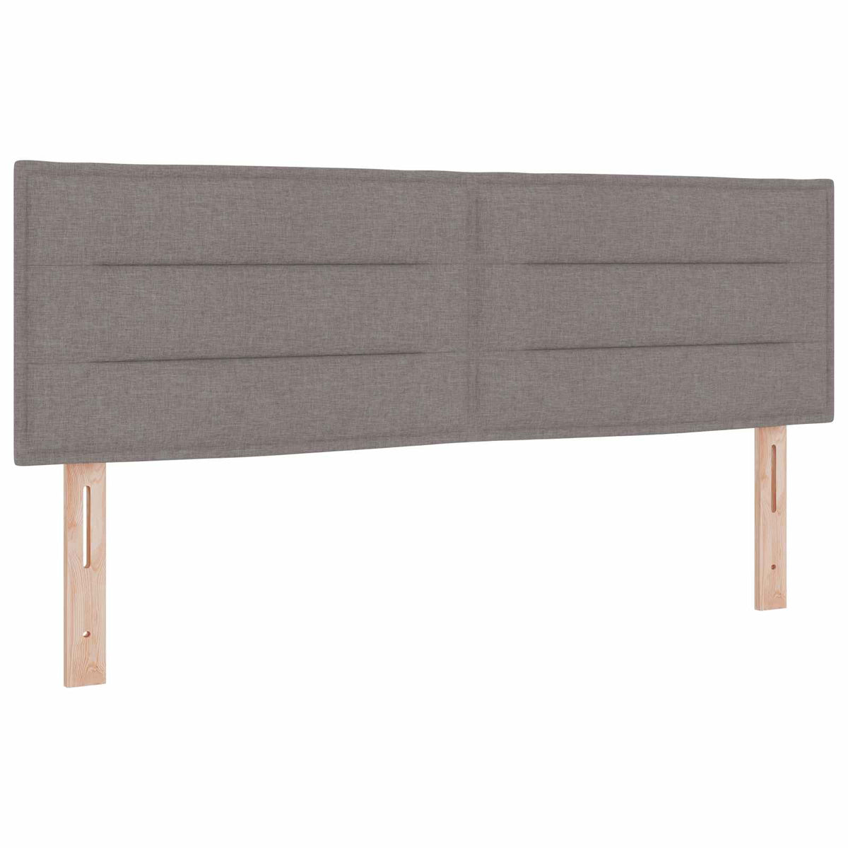 Boxspring krevet s madracem Sivosmeđa 160 x 200 cm Tkanina