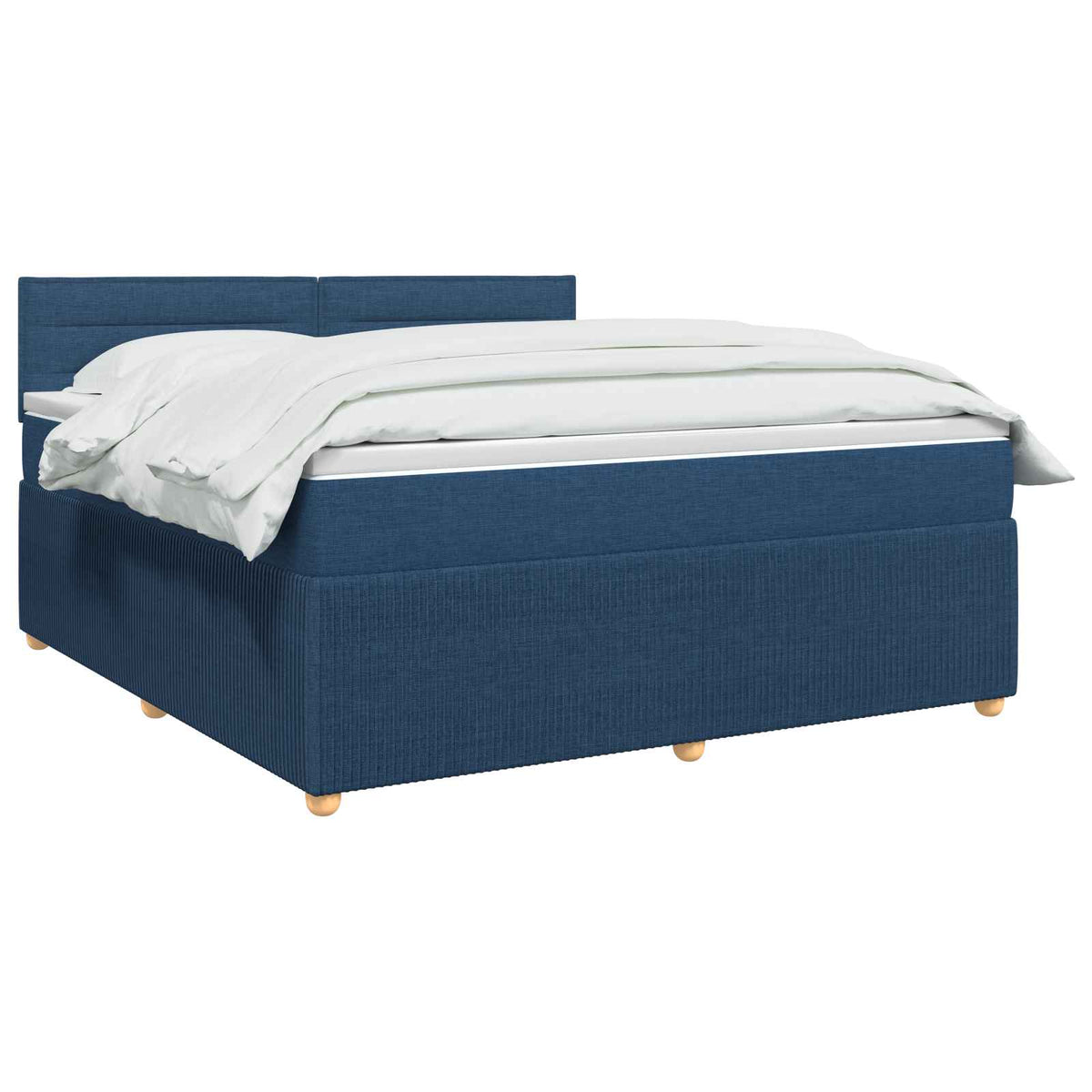 Boxspring krevet s madracem Plava 180 x 200 cm Tkanina