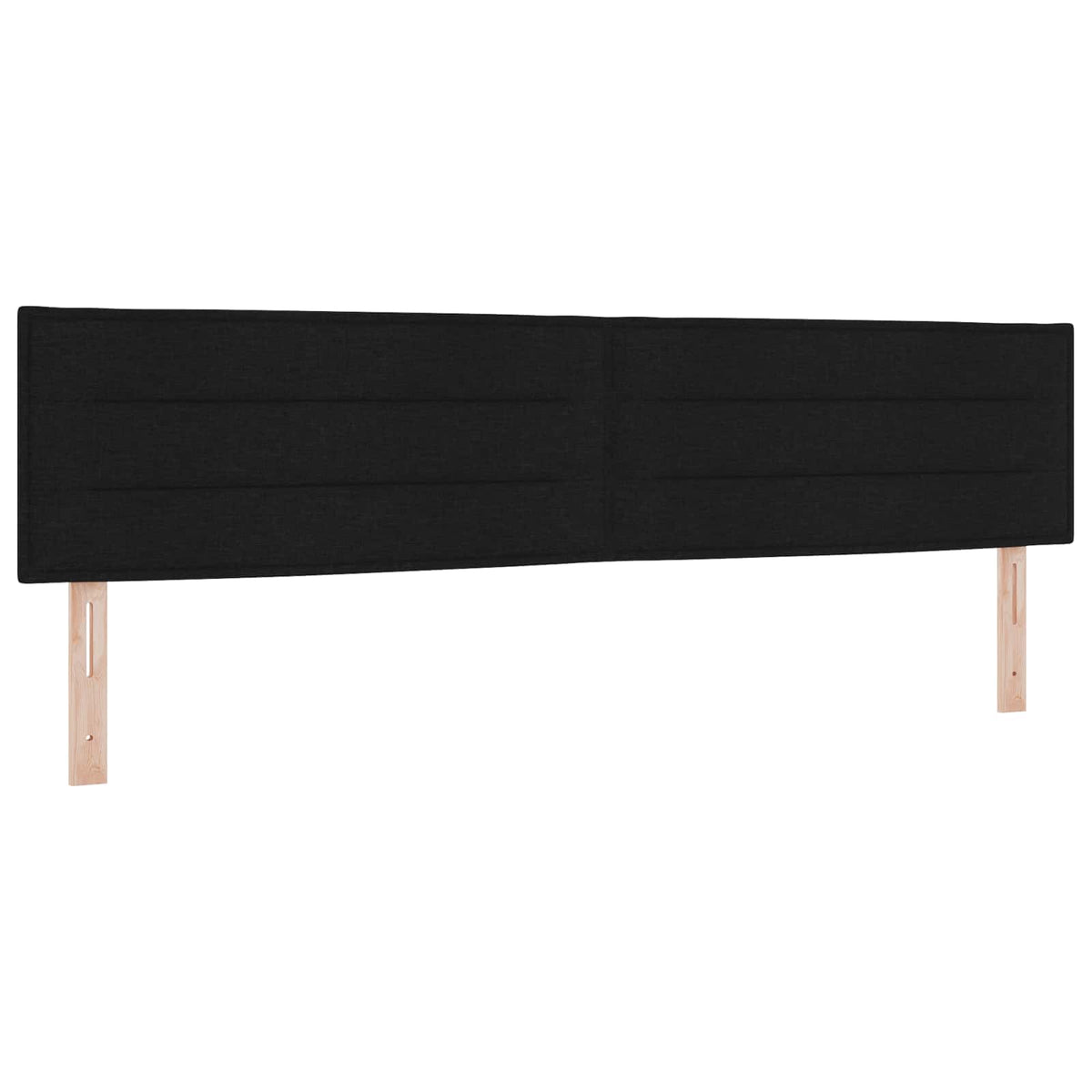 Boxspring krevet s madracem Crna 200 x 200 cm Tkanina