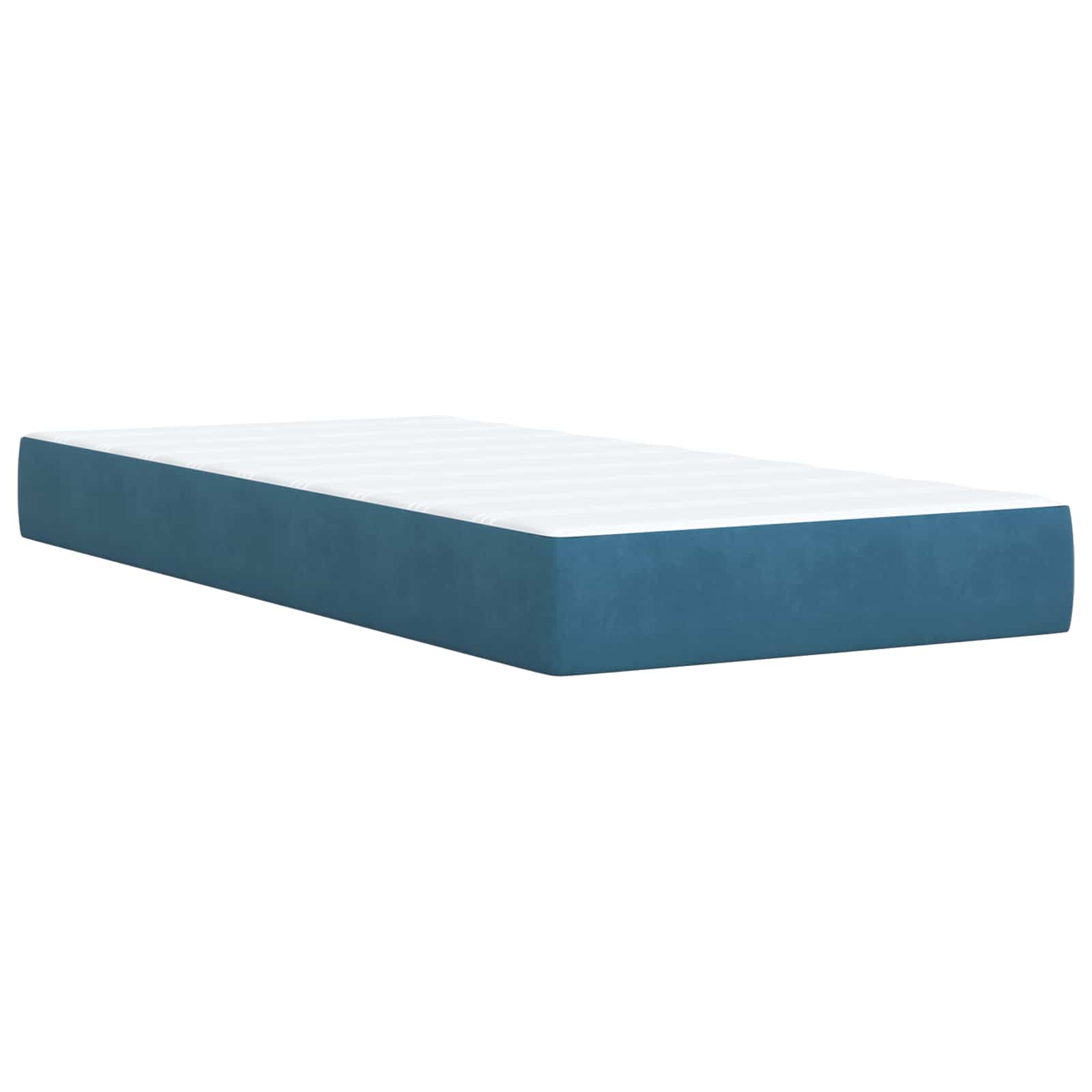Boxspring krevet s madracem Plava 90 x 200 cm Baršun