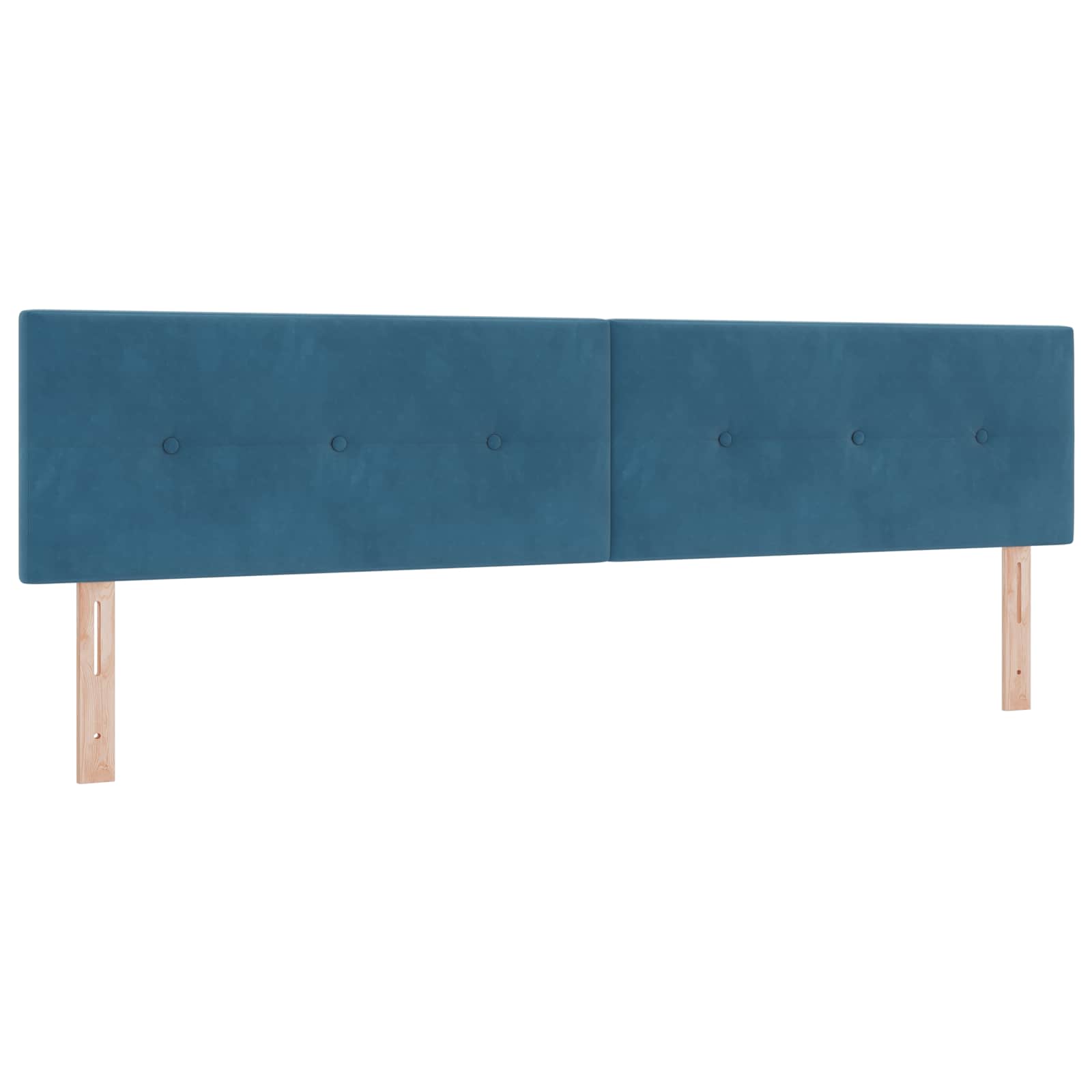 Boxspring krevet s madracem Plava 200 x 200 cm Baršun