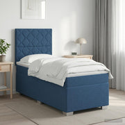 Boxspring krevet s madracem Plava 90 x 200 cm Tkanina