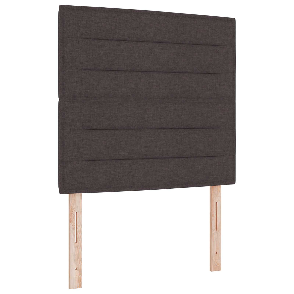 Boxspring krevet s madracem Tamno smeđa 120 x 190 cm Tkanina