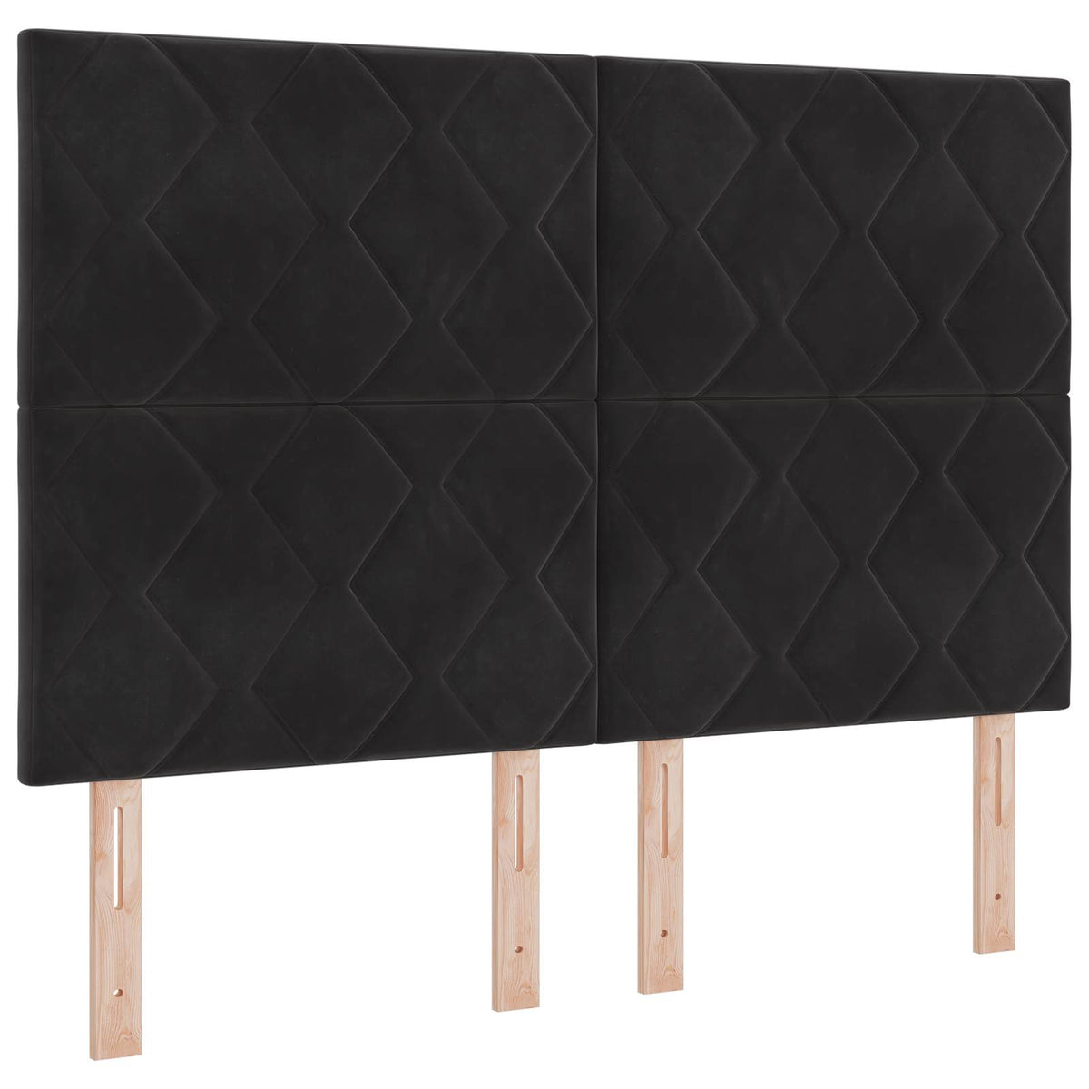 Boxspring krevet s madracem Crna 140 x 190 cm Baršun