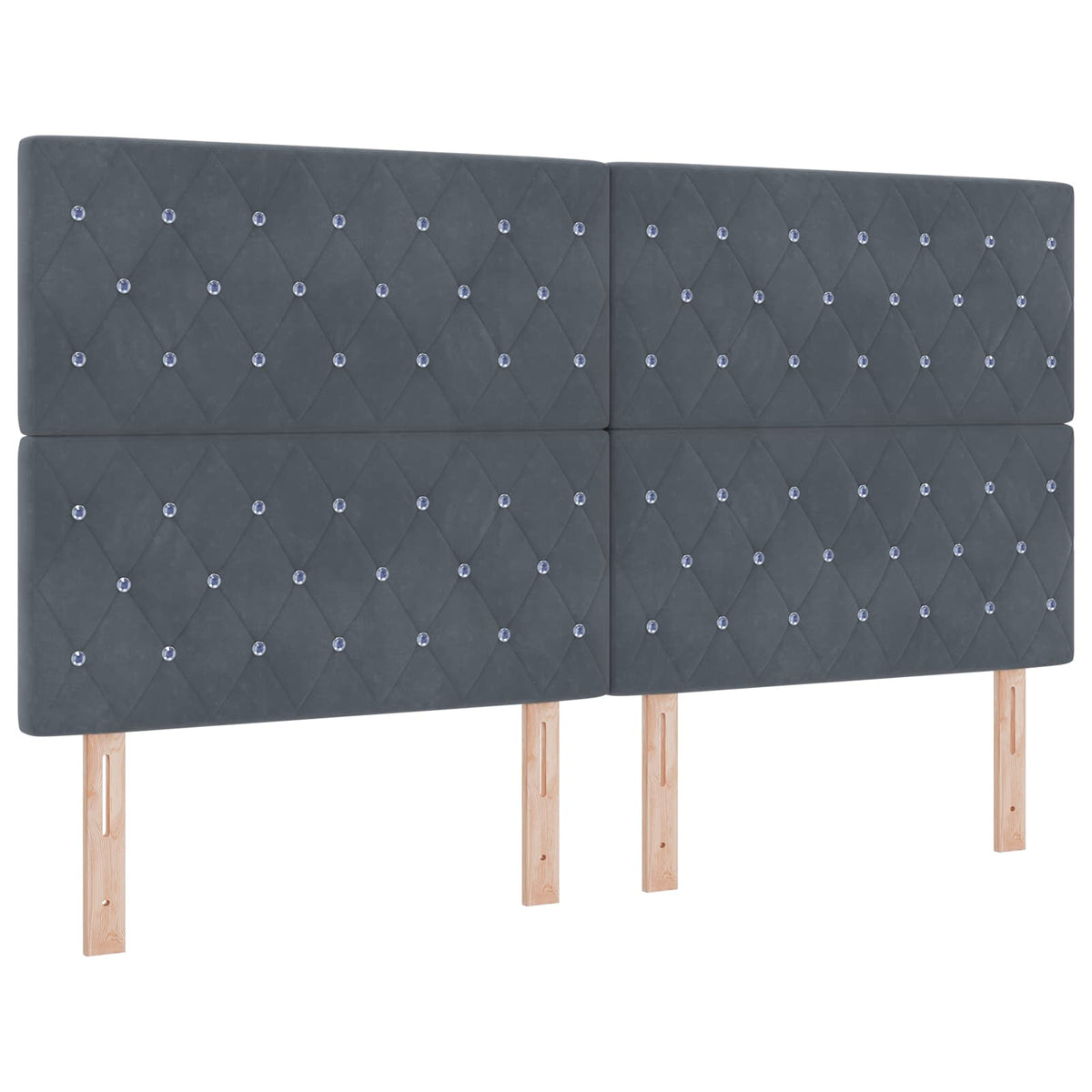 Boxspring krevet s madracem Tamnosiva 180 x 200 cm Baršun
