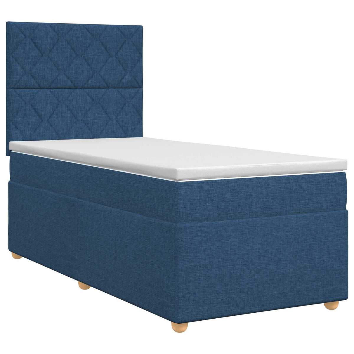 Boxspring krevet s madracem Plava 100 x 200 cm Tkanina