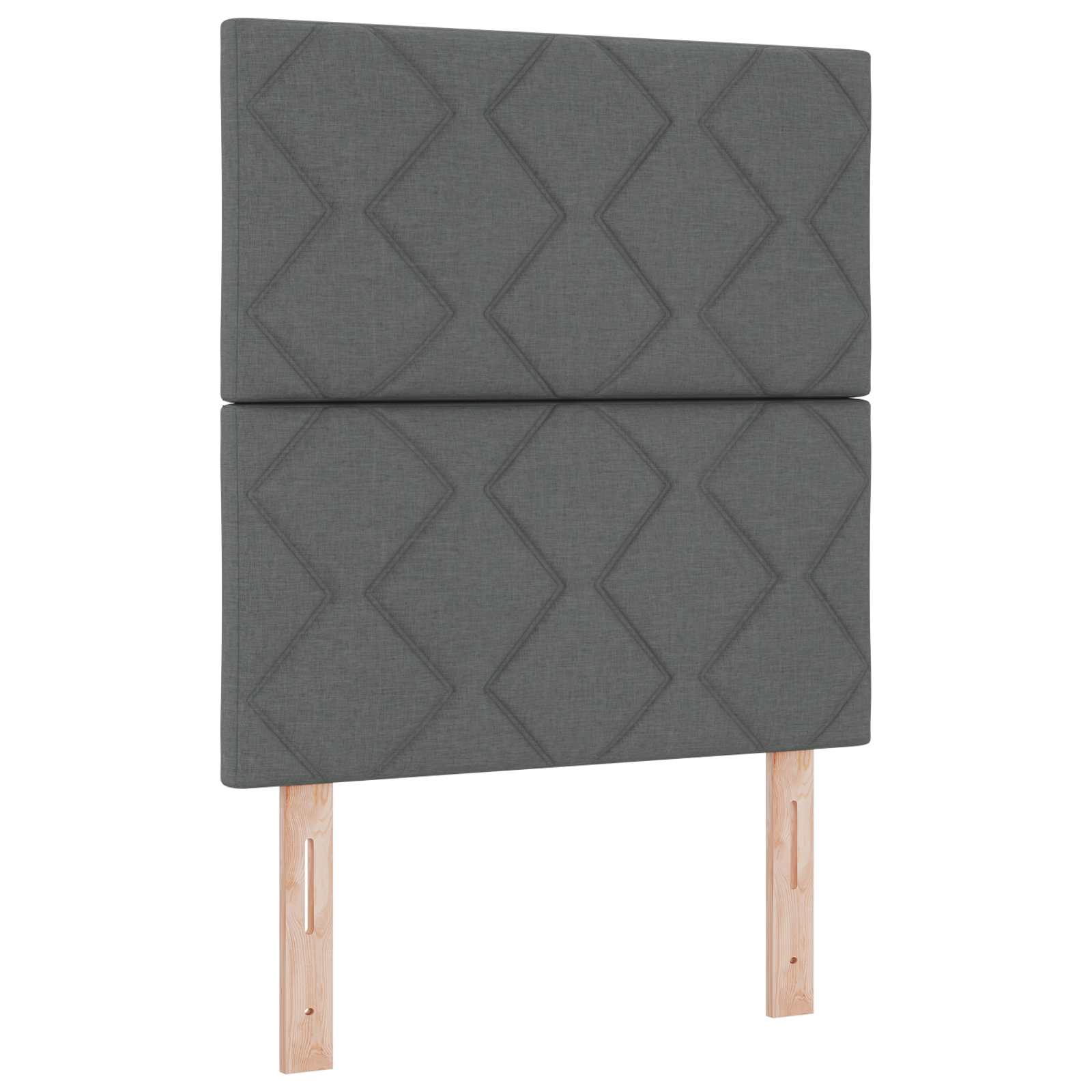 Boxspring krevet s madracem Tamnosiva 80 x 200 cm Tkanina