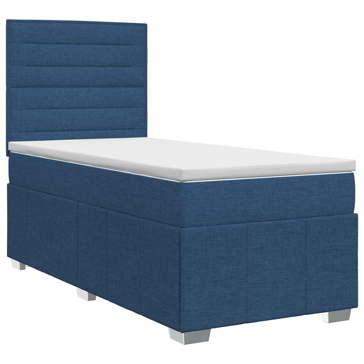 Boxspring krevet s madracem Plava 100 x 200 cm Tkanina