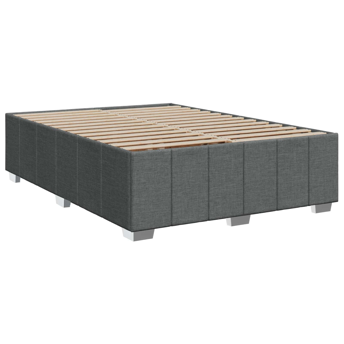 Boxspring krevet s madracem Tamnosiva 160 x 200 cm Tkanina
