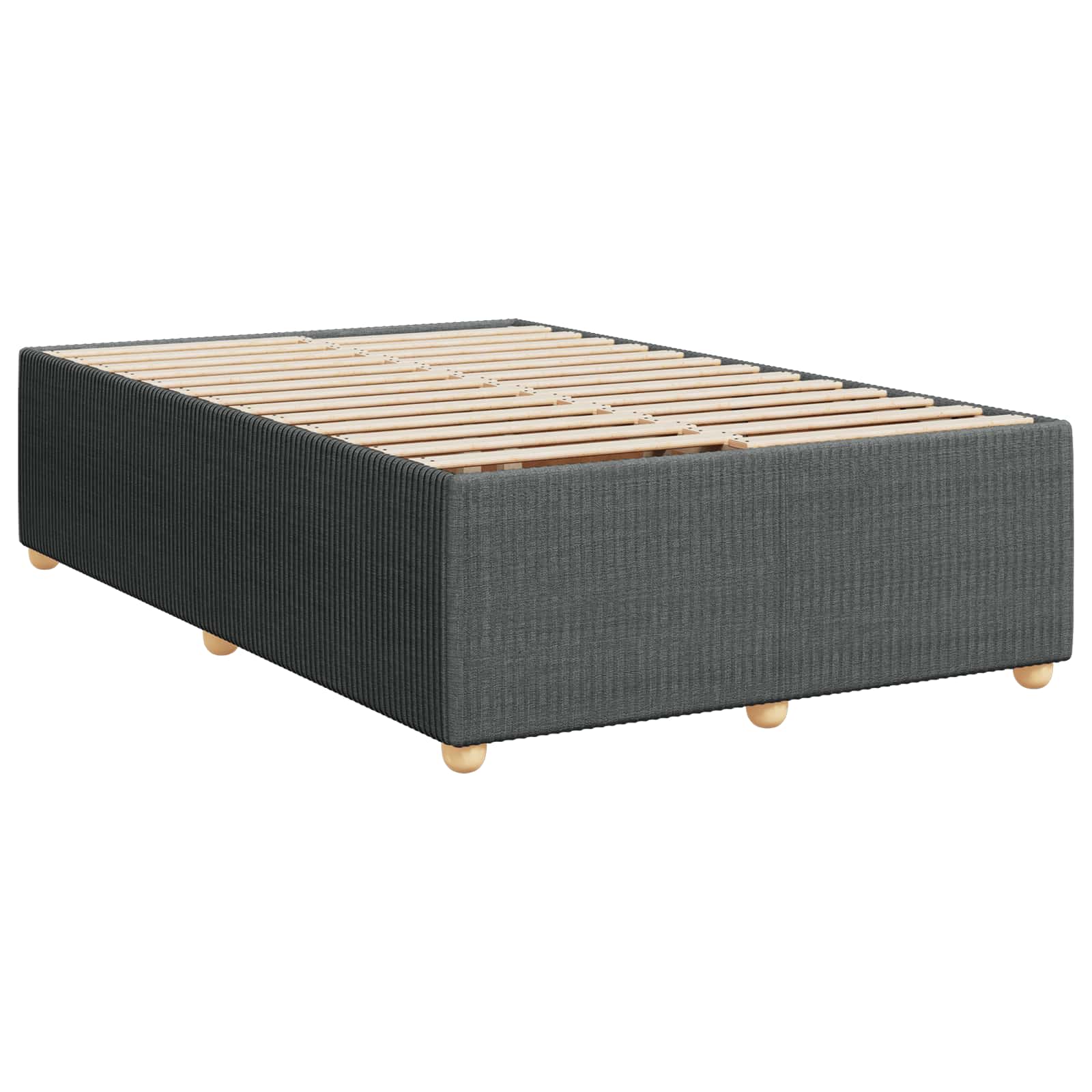 Boxspring krevet s madracem Tamnosiva 90 x 190 cm Tkanina