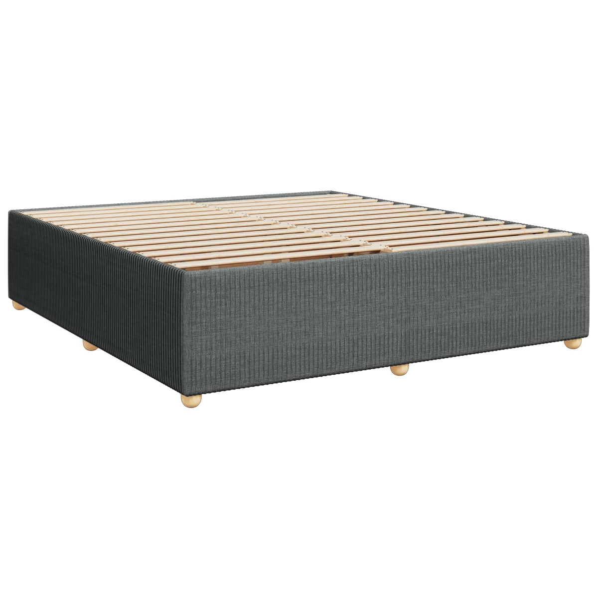 Boxspring krevet s madracem Tamnosiva 180 x 200 cm Tkanina