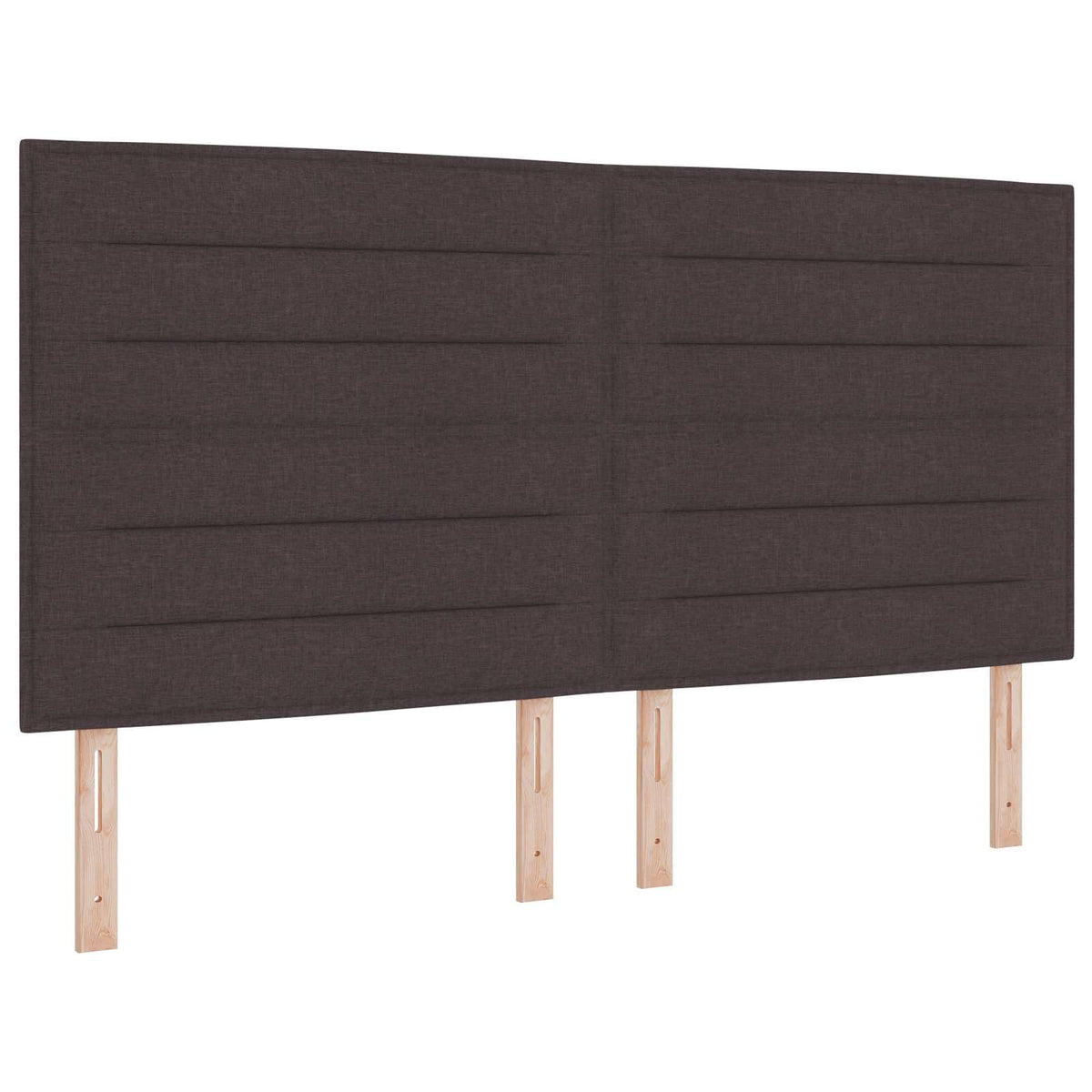 Boxspring krevet s madracem Tamno smeđa 180 x 200 cm Tkanina