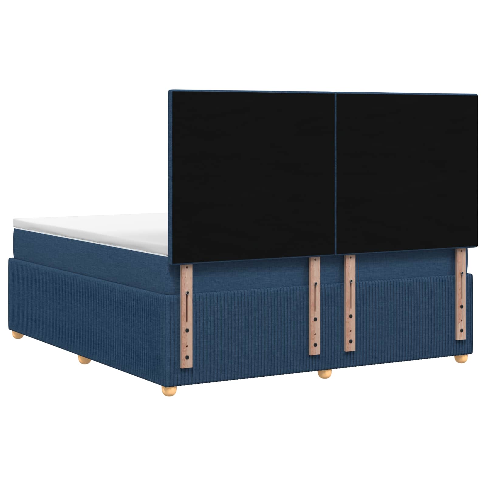 Boxspring krevet s madracem Plava 180 x 200 cm Tkanina