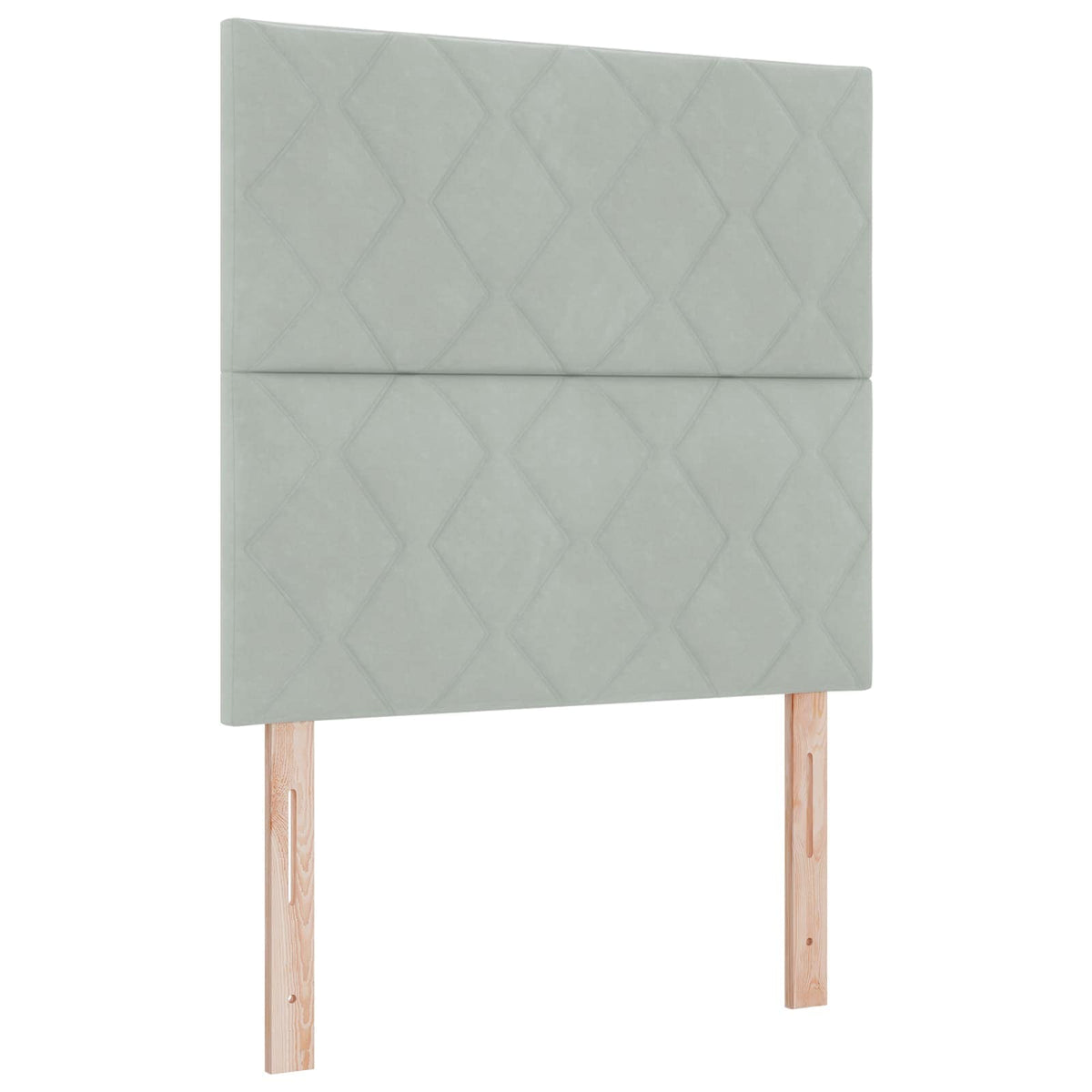 Boxspring krevet s madracem Svjetlosiva 90 x 200 cm Baršun