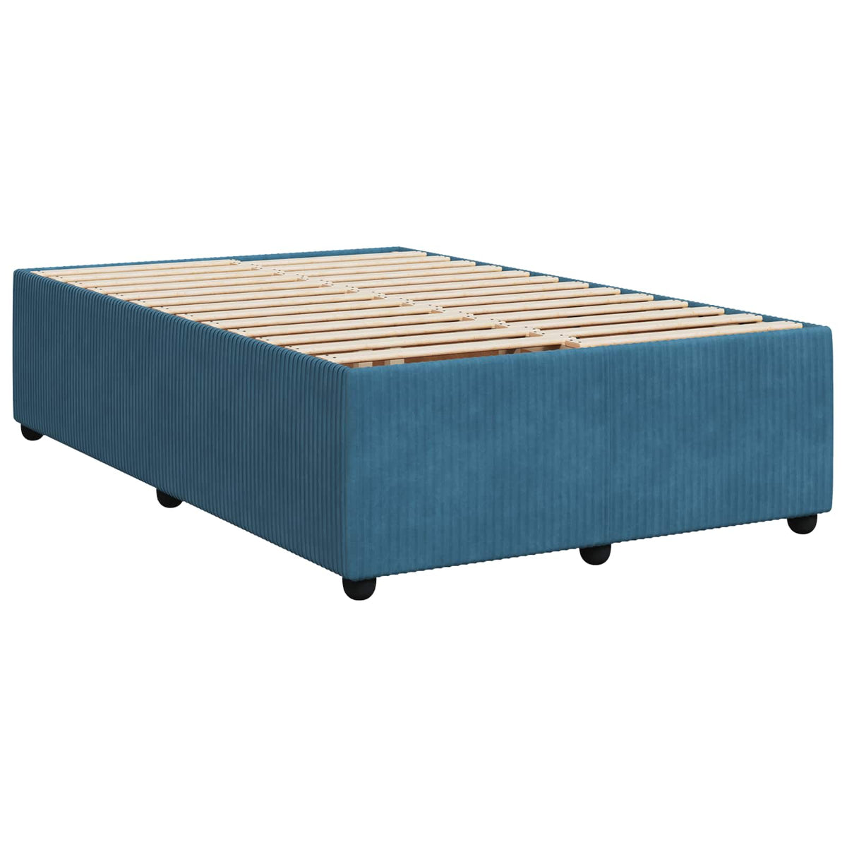 Boxspring krevet s madracem Plava 120 x 200 cm Baršun