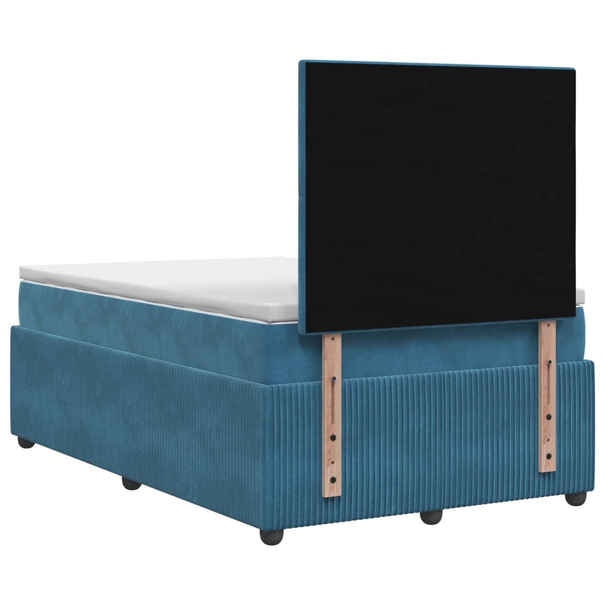 Boxspring krevet s madracem Plava 120 x 200 cm Baršun