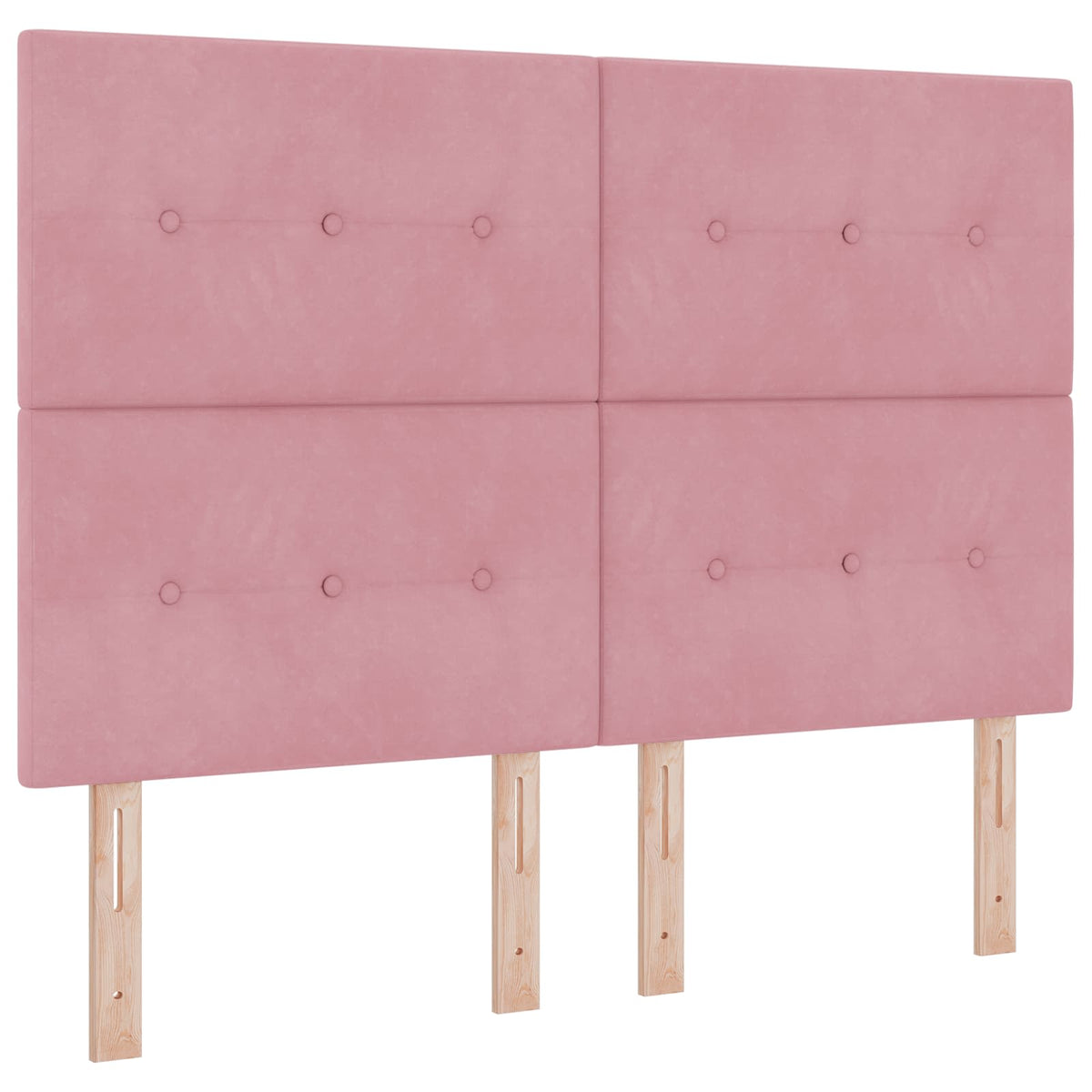 Boxspring krevet s madracem Ružičasta 140 x 200 cm Baršun