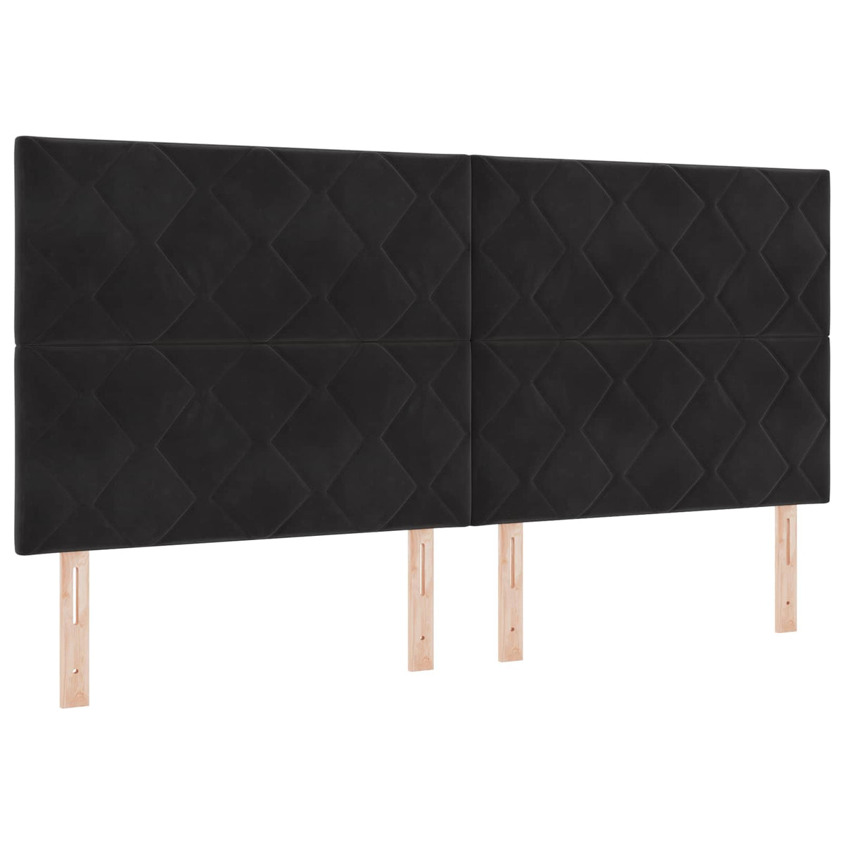 Boxspring krevet s madracem Crna 200 x 200 cm Baršun