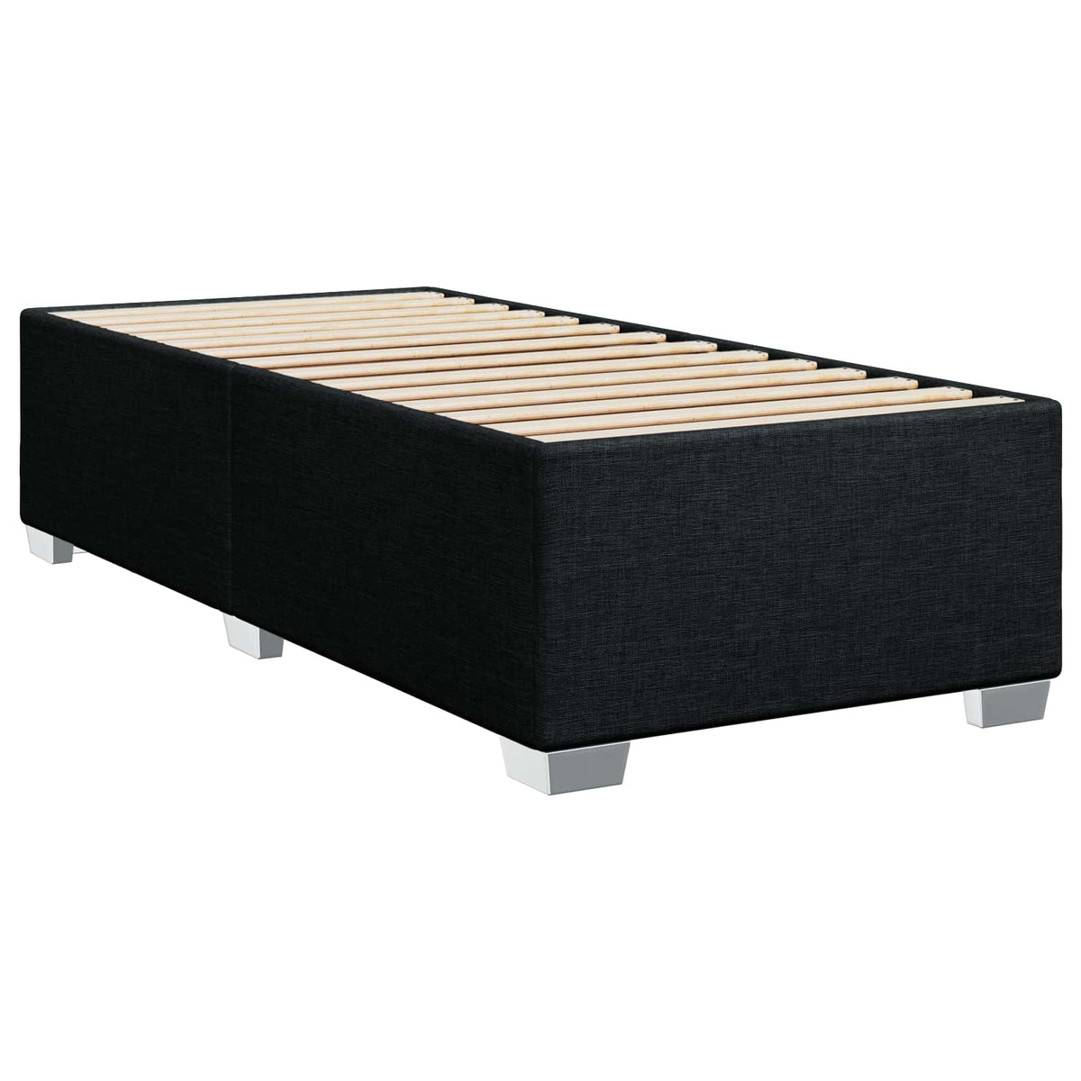 Boxspring krevet s madracem Crna 80 x 200 cm Tkanina 80 x 200 x 140.5 cm