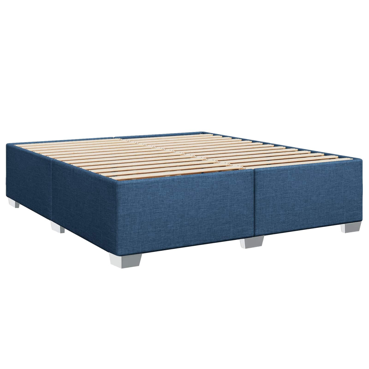 Boxspring krevet s madracem Plava 200 x 200 cm Tkanina