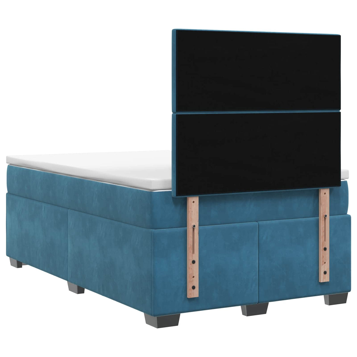 Boxspring krevet s madracem Plava 120 x 190 cm Baršun