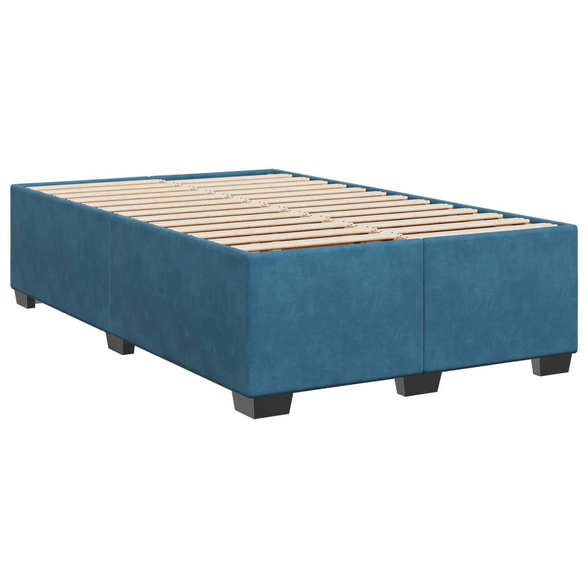 Boxspring krevet s madracem Plava 120 x 200 cm Baršun