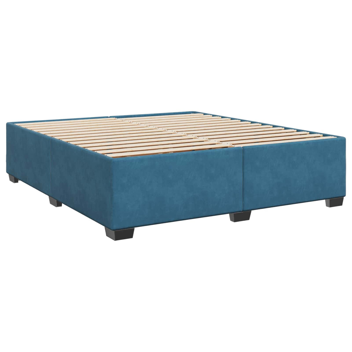 Boxspring krevet s madracem Plava 180 x 200 cm Baršun