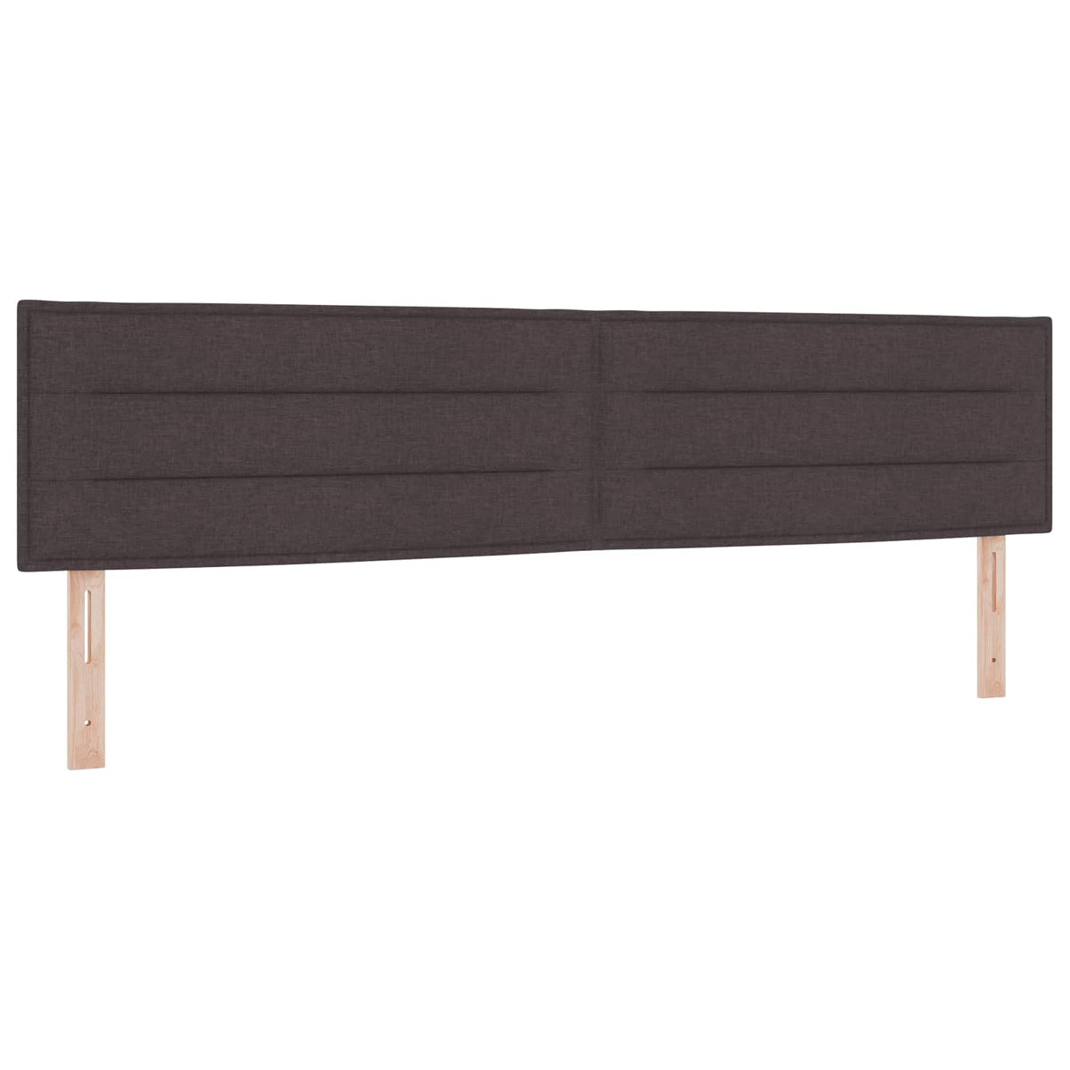 Podesivi krevet s madracem Tamno smeđa 200 x 200 cm Tkanina