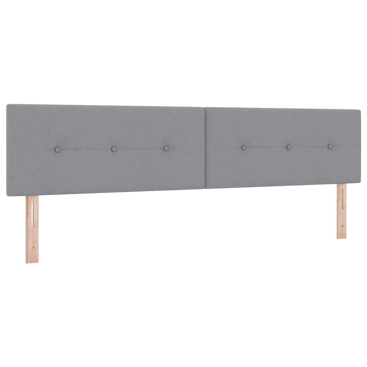 Podesivi krevet s madracem Svjetlosiva 200 x 200 cm Tkanina