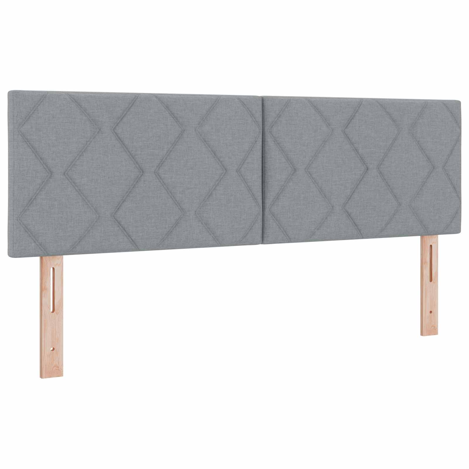 Podesivi krevet s madracem Svjetlosiva 160 x 200 cm Tkanina