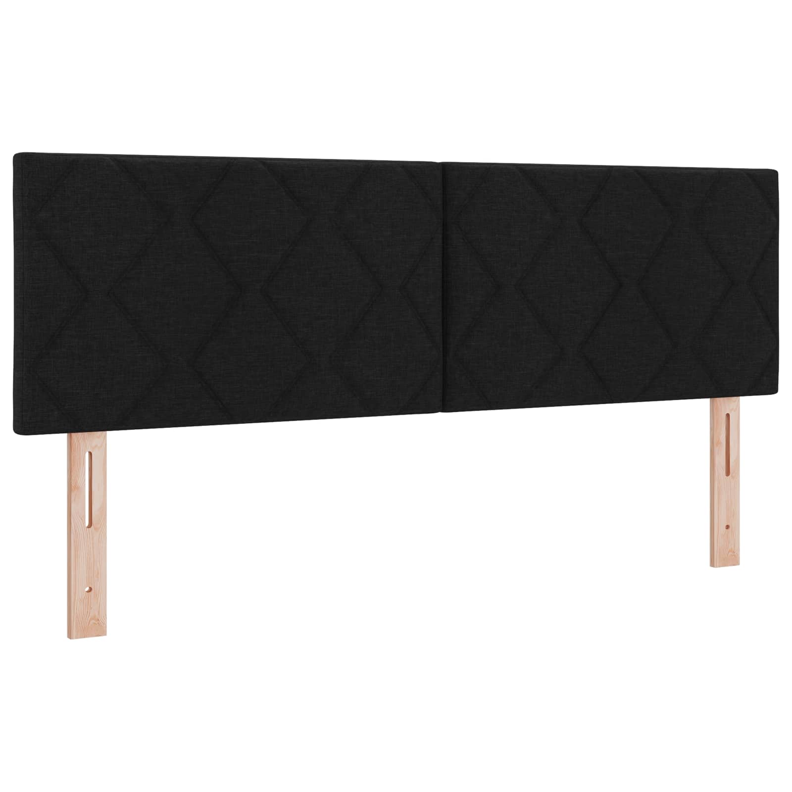 Podesivi krevet s madracem Crna 160 x 200 cm Tkanina
