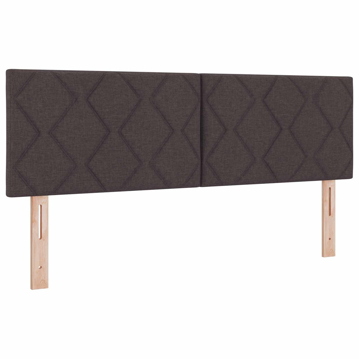 Podesivi krevet s madracem Tamno smeđa 160 x 200 cm Tkanina