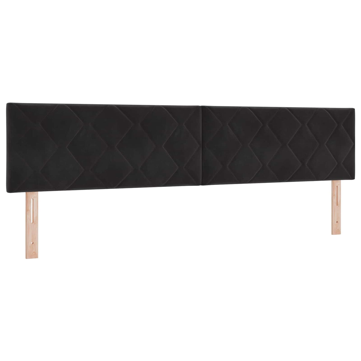 Podesivi krevet s madracem Crna 200 x 200 cm Baršun