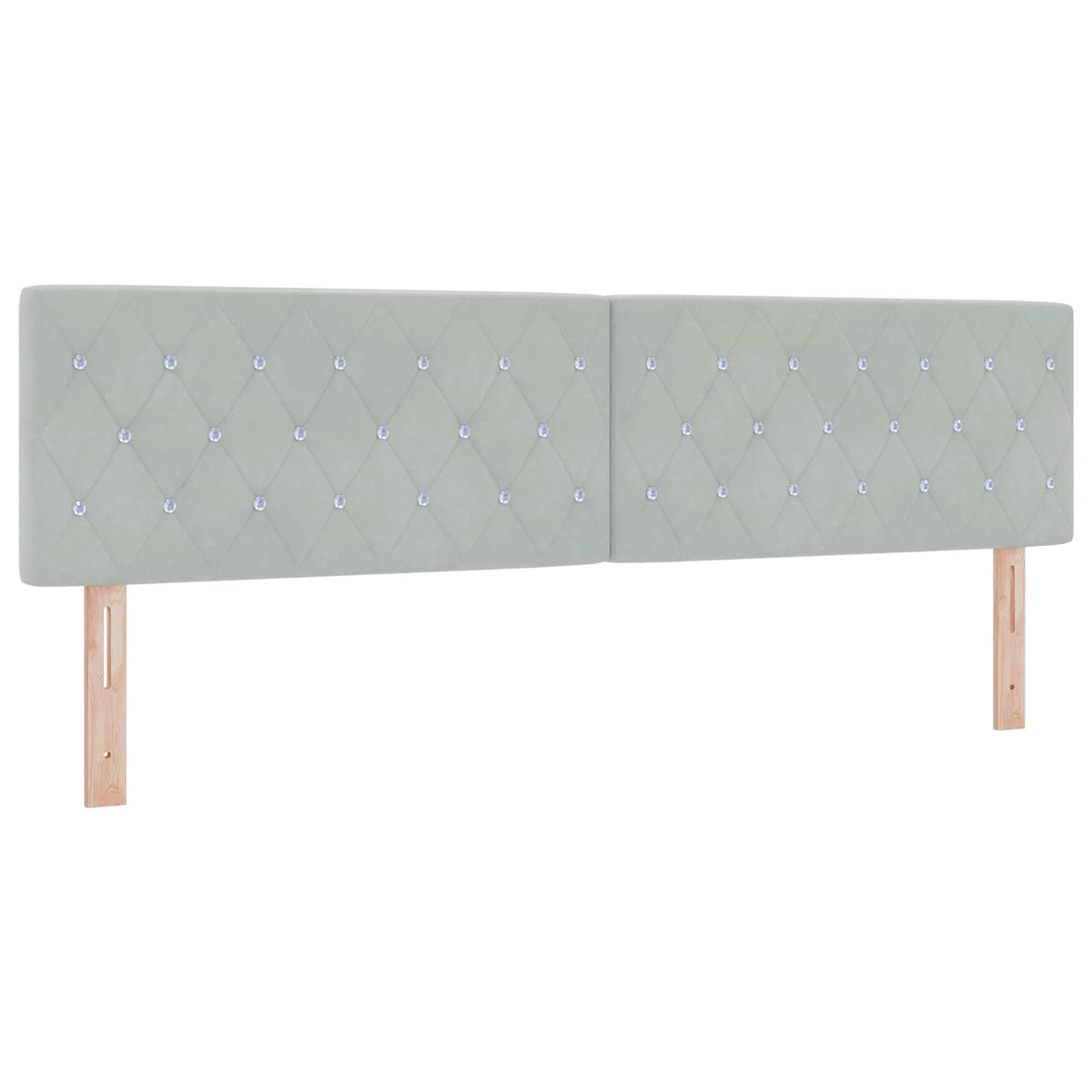 Krevet od pjene s madracem i LED-om Svjetlosiva 180 x 200 cm
