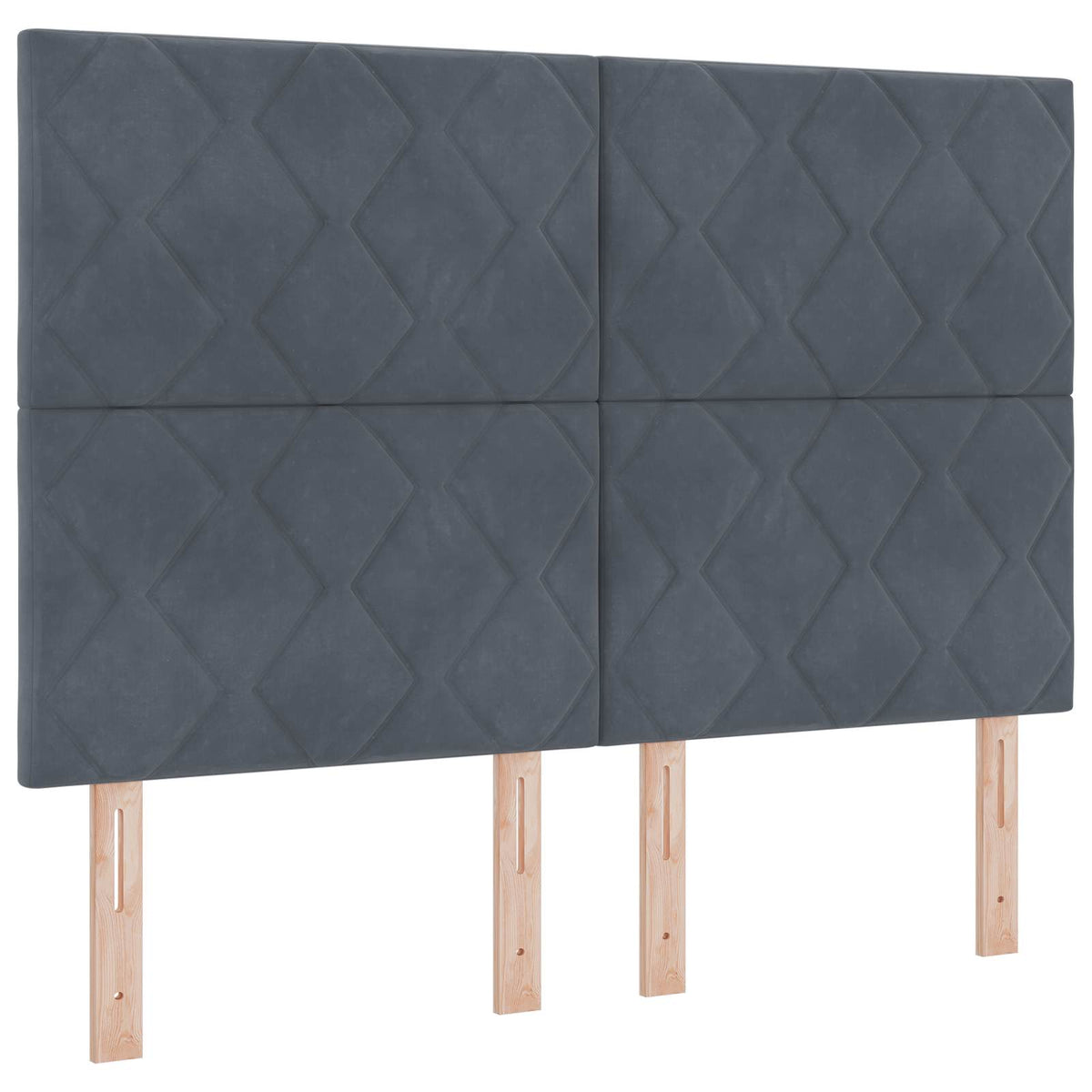 Podesivi krevet s madracem Tamnosiva 140 x 200 cm Baršun