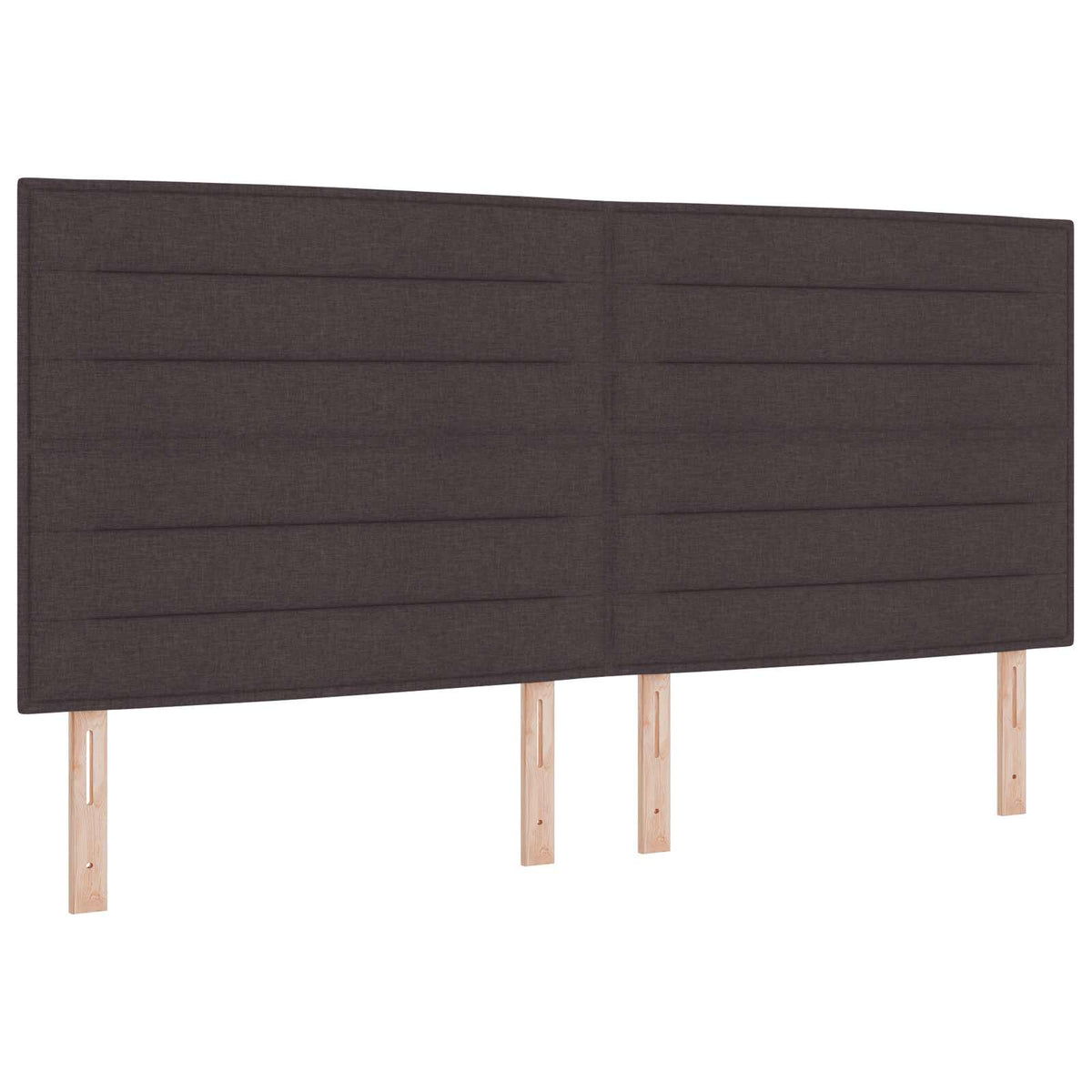 Krevet od pjene s madracem i LED-om Tamno smeđa 200 x 200 cm