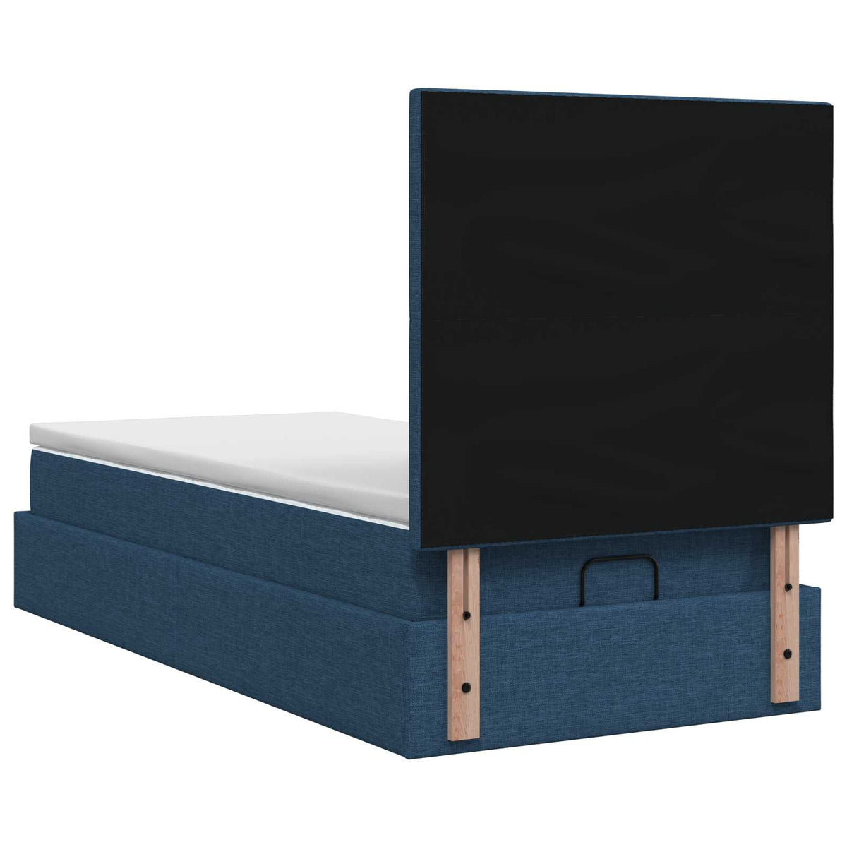 Krevet od pjene s madracem i LED-om Plava 80 x 200 cm Tkanina
