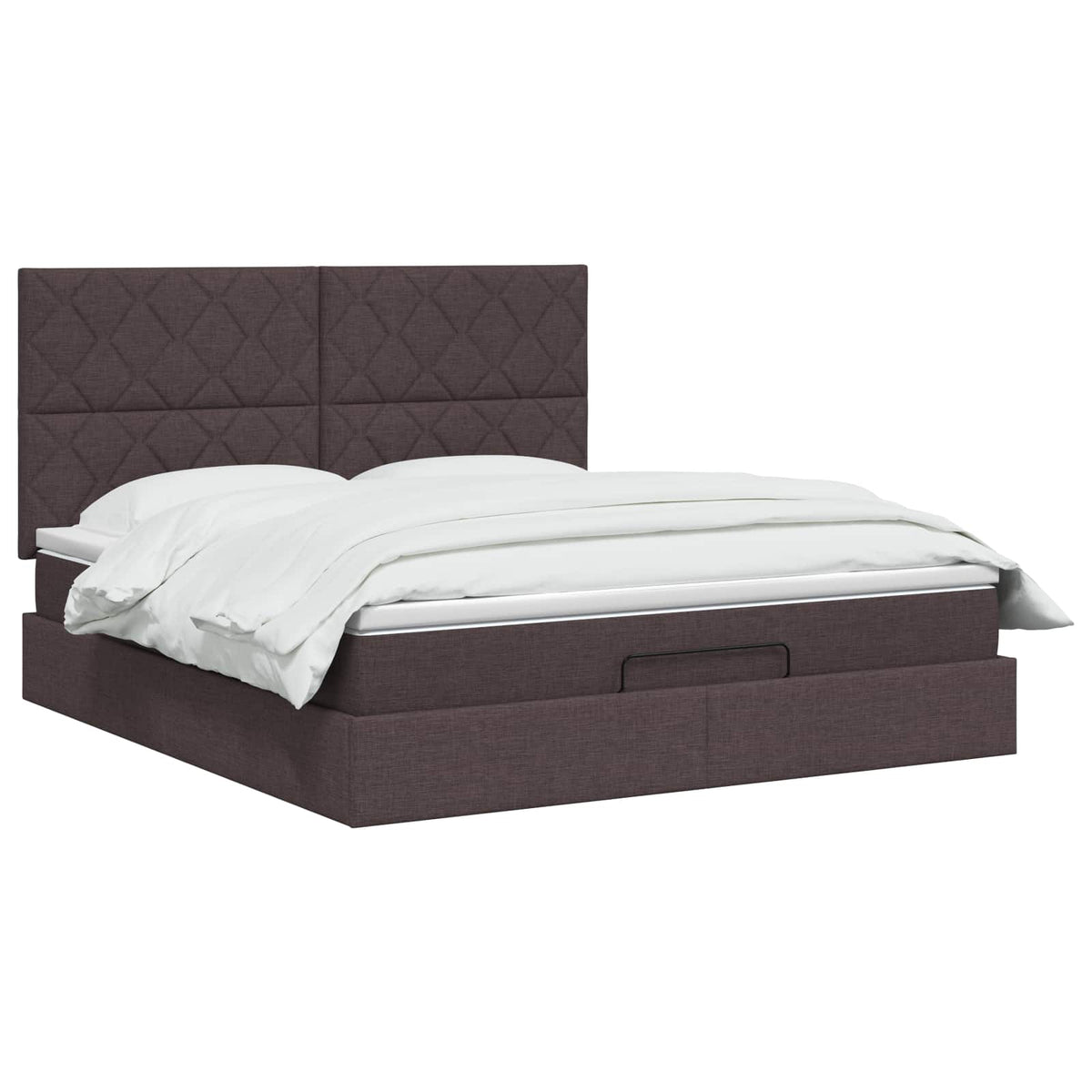 Krevet od pjene s madracem i LED-om Tamno smeđa 160 x 200 cm